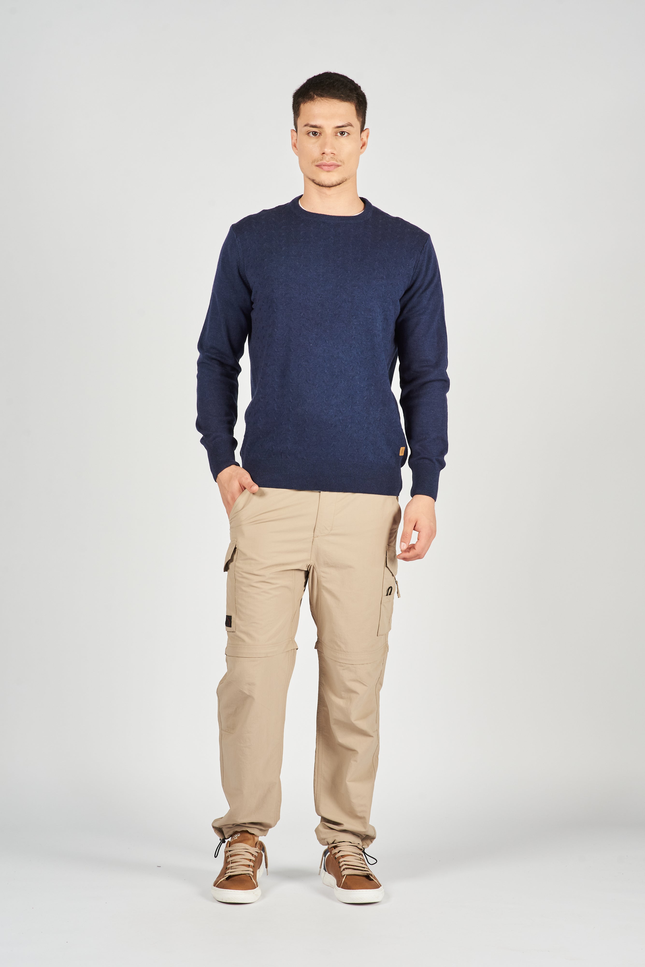 SWEATERS NATHAN NAVY